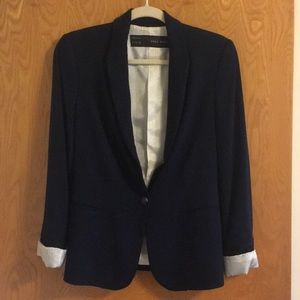 Navy Zara blazer